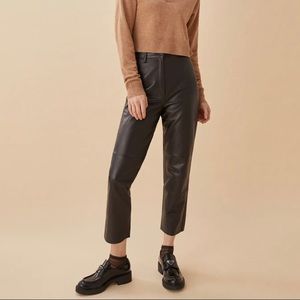 Reformation Veda Leather Pant NWT